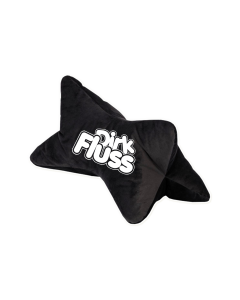 Reisekissen "DIRK FLUSS Logo" schwarz, bestickt