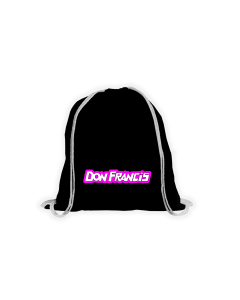 Stoffbeutel "DON FRANCIS Logo" schwarz