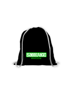 Stoffbeutel "SABBOTAGE Logo" schwarz