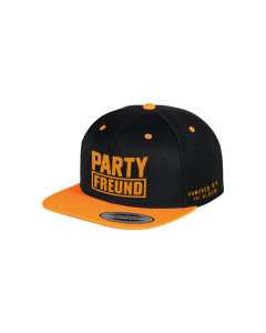 Cap "PARTYFREUND" orange, bestickt