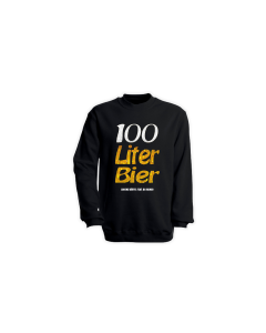 Sweat-Shirt "100 LITER BIER" (Biermotiv)
