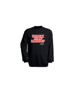 Sweat-Shirt "BOCK AUF MEER?" schwarz