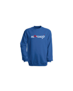 Sweat-Shirt "ALMKLAUSI Logo" blau