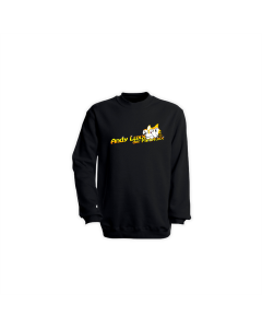 Sweat-Shirt "ANDY LUXX DER PARTYFUXX Logo" gelb, schwarz