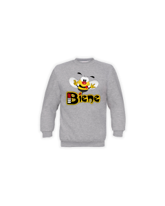 Sweat-Shirt "DEEJAY BIENE Logo" grau