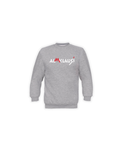 Sweat-Shirt "ALMKLAUSI Logo" grau