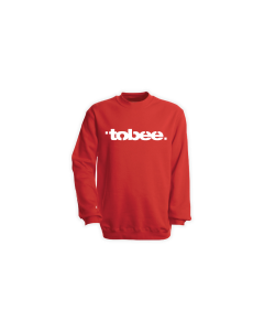 Sweat-Shirt "TOBEE Logo" rot