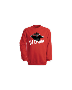 Sweat-Shirt "DJ EISBÄR Logo" rot