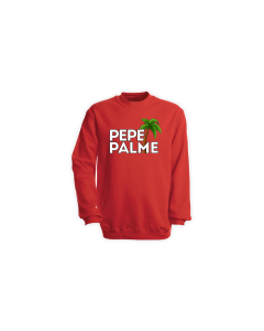 Sweat-Shirt "PEPE PALME Logo" rot