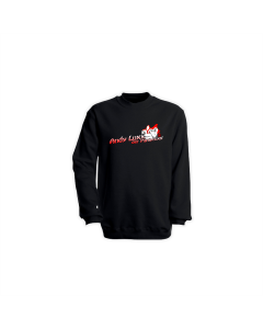 Sweat-Shirt "ANDY LUXX DER PARTYFUXX Logo" rot, schwarz