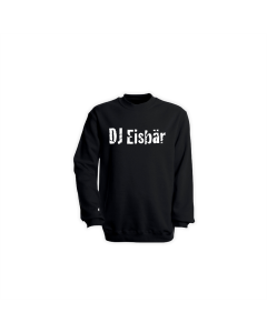 Sweat-Shirt "DJ EISBÄR Logo" schwarz