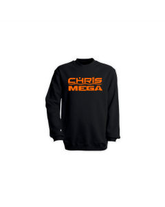 Sweat-Shirt "CHRIS MEGA Logo" schwarz