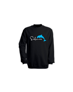 Sweat-Shirt "SABRINA Logo" groß, schwarz