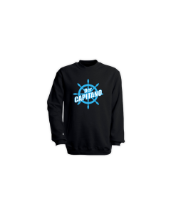 Sweat-Shirt "DER CAPITANO Logo" schwarz
