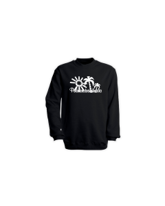 Sweat-Shirt "PALMENSTRANDRADIO" schwarz