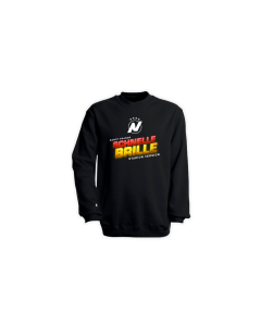Sweat-Shirt "Schnelle Brille STADION VERSION" schwarz