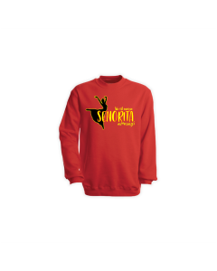 Sweat-Shirt "SEÑORITA" rot