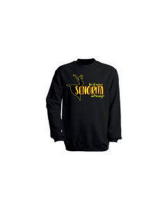Sweat-Shirt "SEÑORITA" schwarz
