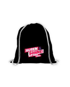 Stoffbeutel "HUREN & SÖHNE" schwarz