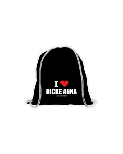 Stoffbeutel "DICKE ANNA" schwarz