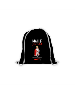 Stoffbeutel "MALLE JULIA" schwarz