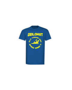 T-Shirt "ALLE TRINKEN BIER" blau
