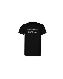 T-Shirt "LIEBEVOLL" schwarz