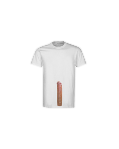 T-Shirt "PENIS" weiß