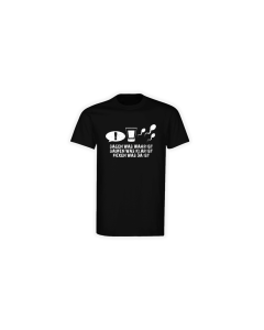 T-Shirt "SAGEN WAS WAHR IST" schwarz