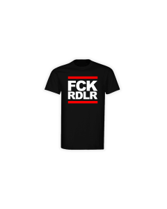 T-Shirt "FCK RDLR" schwarz