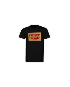 T-Shirt "FREIBIER GÜR ALLE" schwarz