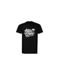 T-Shirt "HOLA HOLA" schwarz