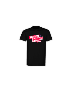 T-Shirt "HUREN & SÖHNE" schwarz