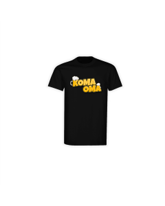 T-Shirt "KOMA OMA Logo" schwarz