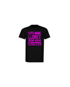 T-Shirt "LET'S MAKE LLORET GREAT AGAIN" schwarz