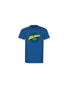 T-Shirt "GEILOMAT Logo" (bunt) blau