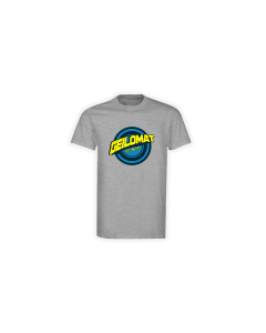 T-Shirt "GEILOMAT Logo" (bunt) grau