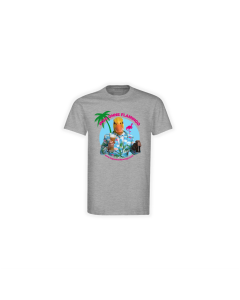 T-Shirt "INGO OHNE FLAMINGO Logo" grau