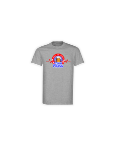 T-Shirt "DIRK FLUSS Logo" grau