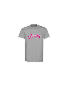 T-Shirt "MARRY Logo" grau