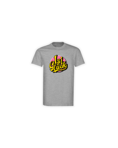 T-Shirt  "ISI GLÜCK Logo" grau