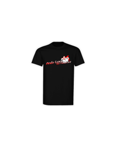 T-Shirt "ANDY LUXX DER PARTYFUXX Logo" rot, schwarz