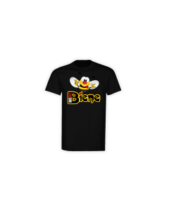 T-Shirt "DEEJAY BIENE Logo" schwarz