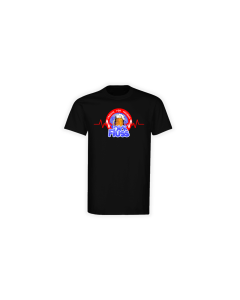 T-Shirt "DIRK FLUSS Logo" schwarz