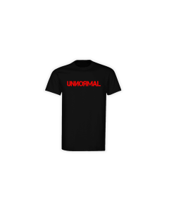 T-Shirt "UNNORMAL Logo" schwarz