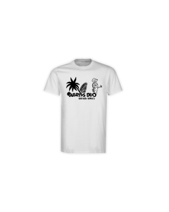 T-Shirt "ABRISS DUO Logo" weiß