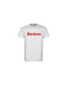 T-Shirt "BIGANDI Logo" weiß