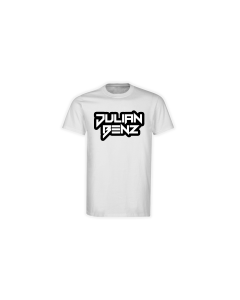 T-Shirt "JULIAN BENZ Logo" weiß