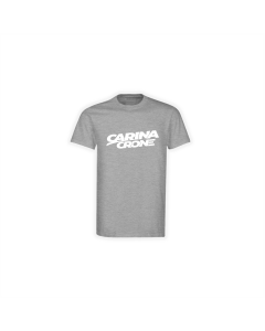 T-Shirt "CARINA CRONE Logo" grau
