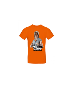 T-Shirt "MANNI MANTA mit Logo" orange